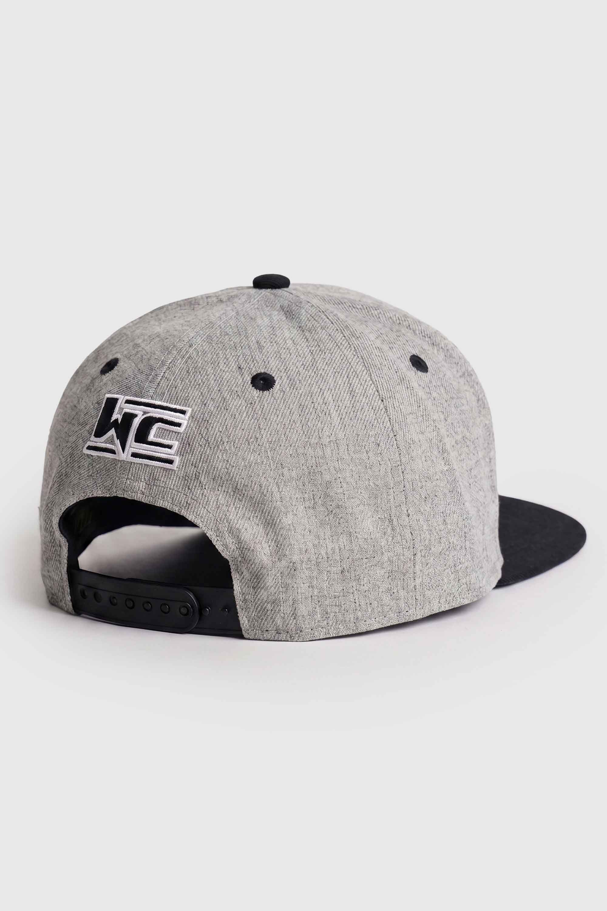 Boné Compton Aba Reta Snapback West Cali Cinza