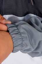 Jaqueta Compton Corta Vento Logo Refletivo Cinza