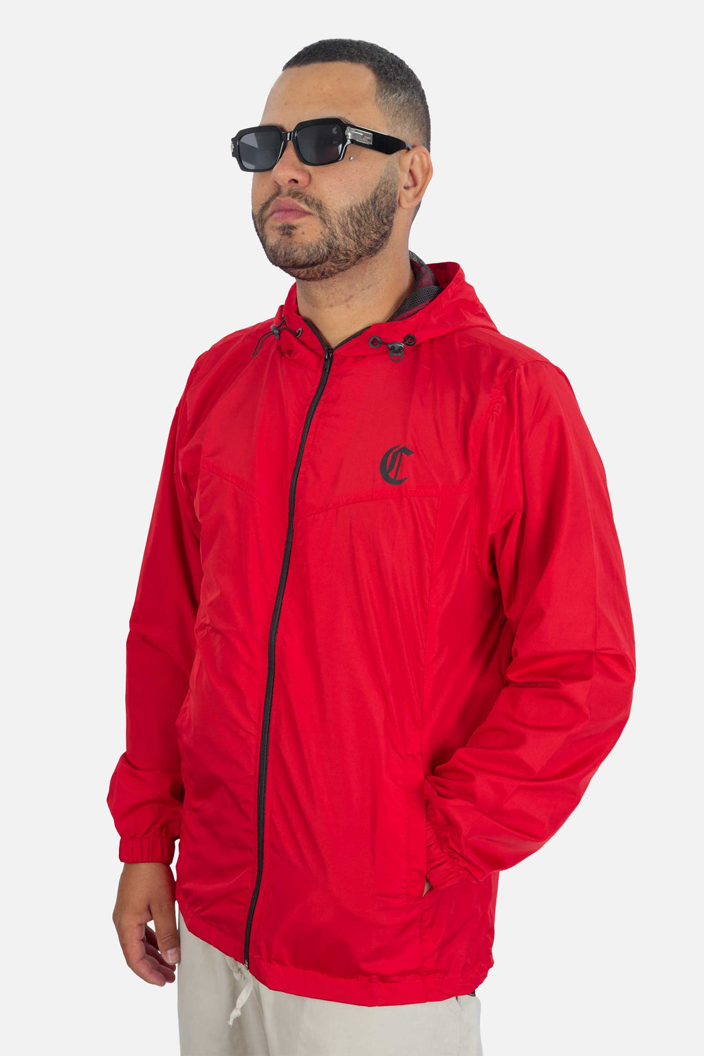 Jaqueta Compton Corta Vento Sport Vermelha