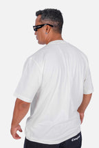 Camiseta Compton Oversized Logo Refletivo Off White