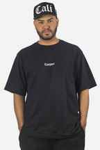 Camiseta Compton Oversized Logo Refletivo Preto