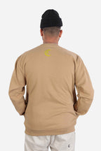 Moletom Compton Careca Champion Ring Caqui