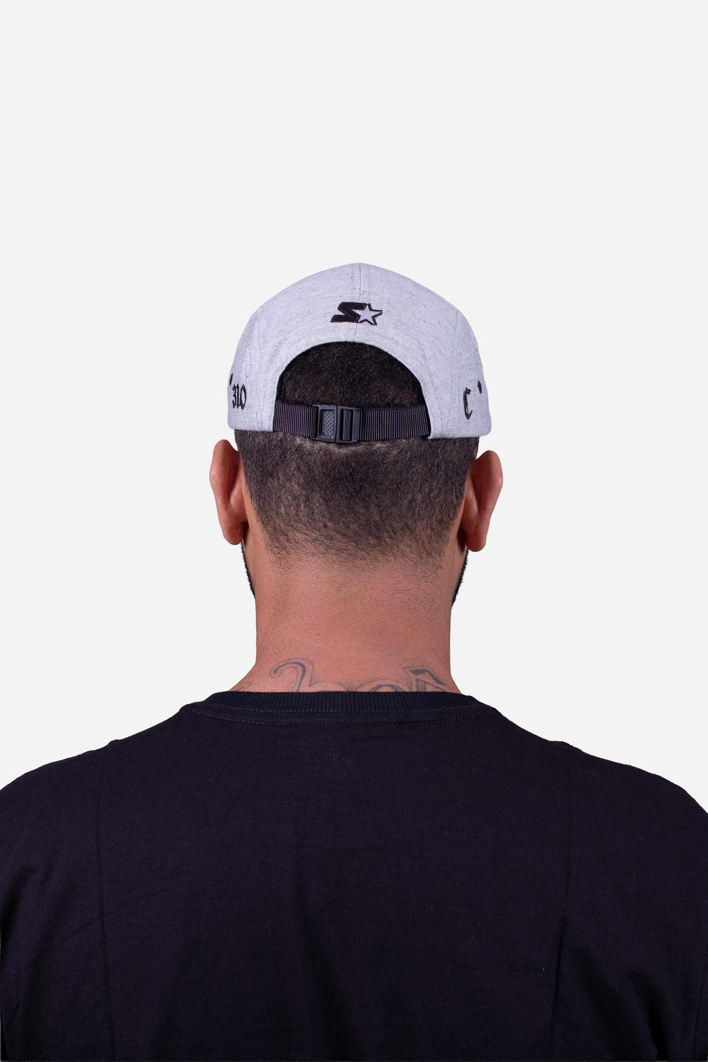 Boné Five Panel Collab Starter X Compton Clic Cinza