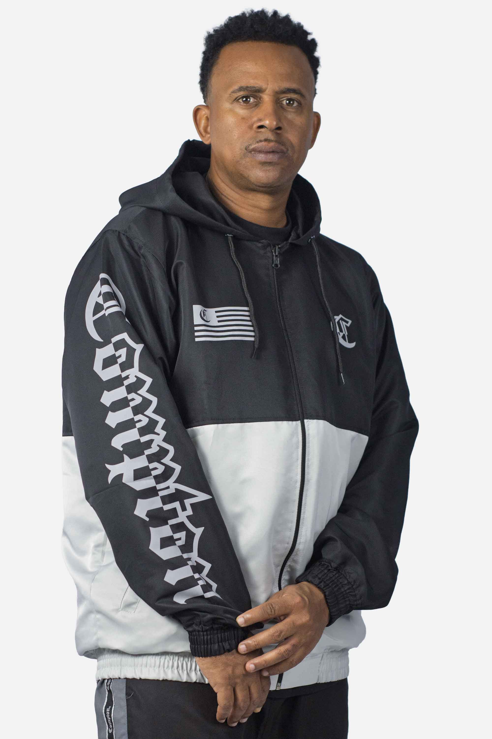 Jaqueta Compton Legacy 2 Cores Preto/Cinza Claro