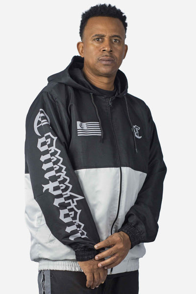 Jaqueta Compton Legacy 2 Cores Preto/Cinza Claro