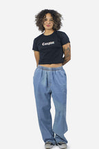 Cropped Compton Logo Holográfico Preto