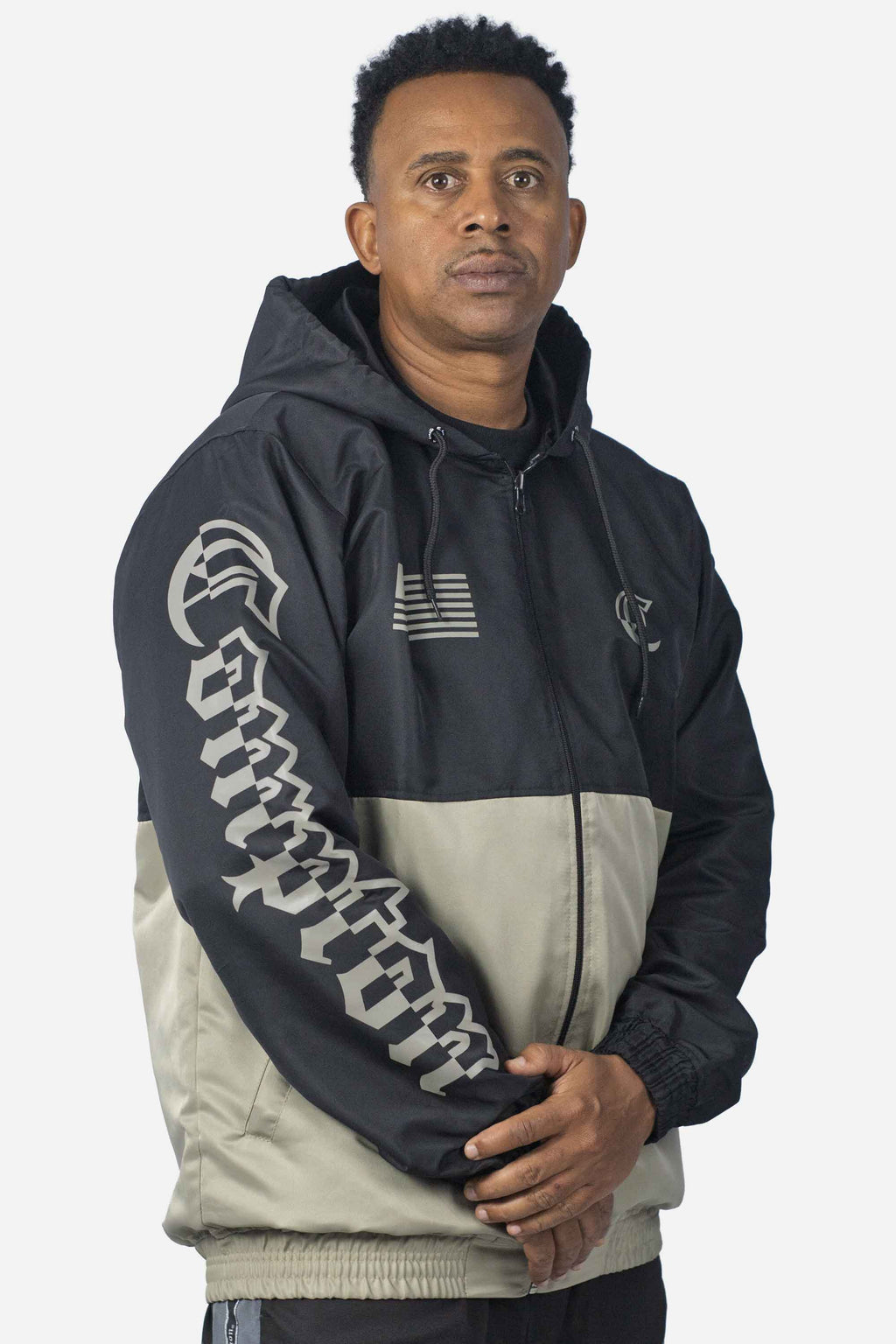 Jaqueta Compton Legacy 2 Cores Preto/Caqui