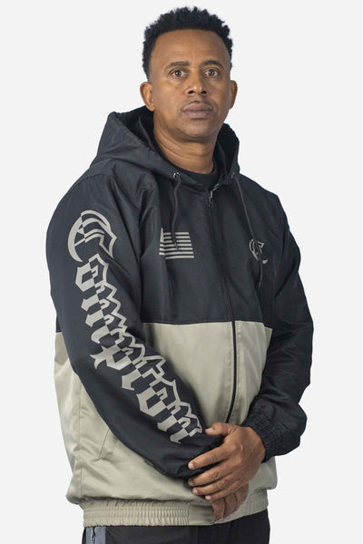 Jaqueta Compton Legacy 2 Cores Preto/Caqui