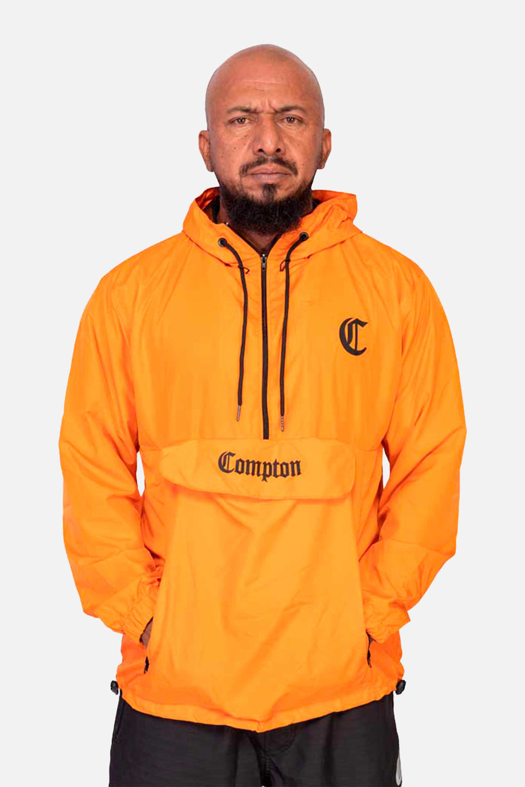 Jaqueta Compton Corta Vento Anorak Laranja