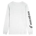 Camiseta Compton Manga longa Logo Branca