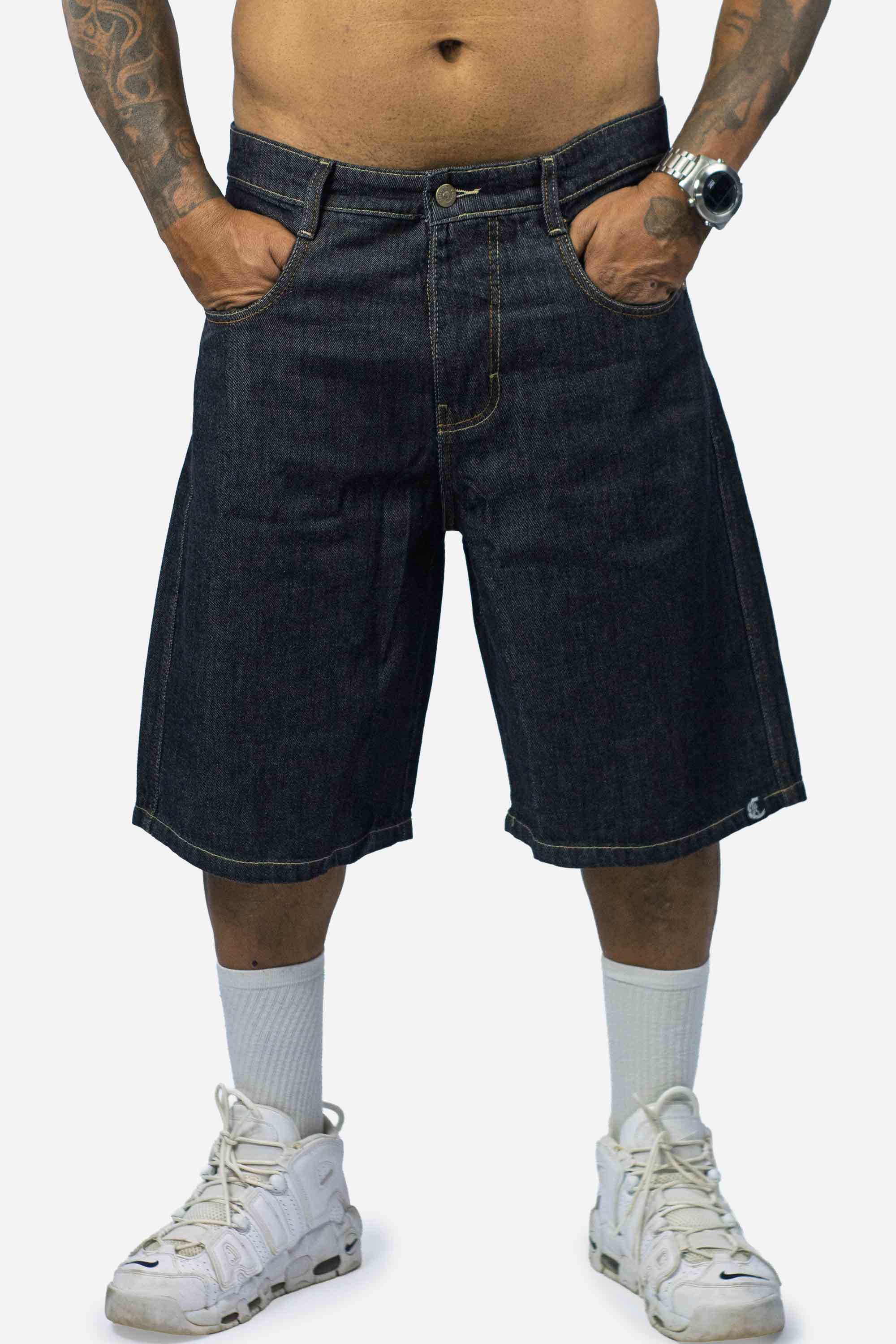 Bermuda Jeans Compton Black Five Poket - Estilo Urbano – COMPTON
