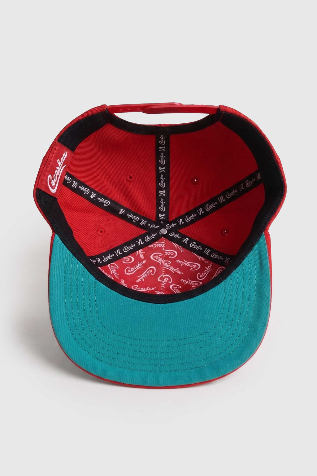 Boné Aba Reta Snapback Crenshaw Logo - Vermelho