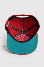 Boné Aba Reta Snapback Crenshaw Logo - Vermelho