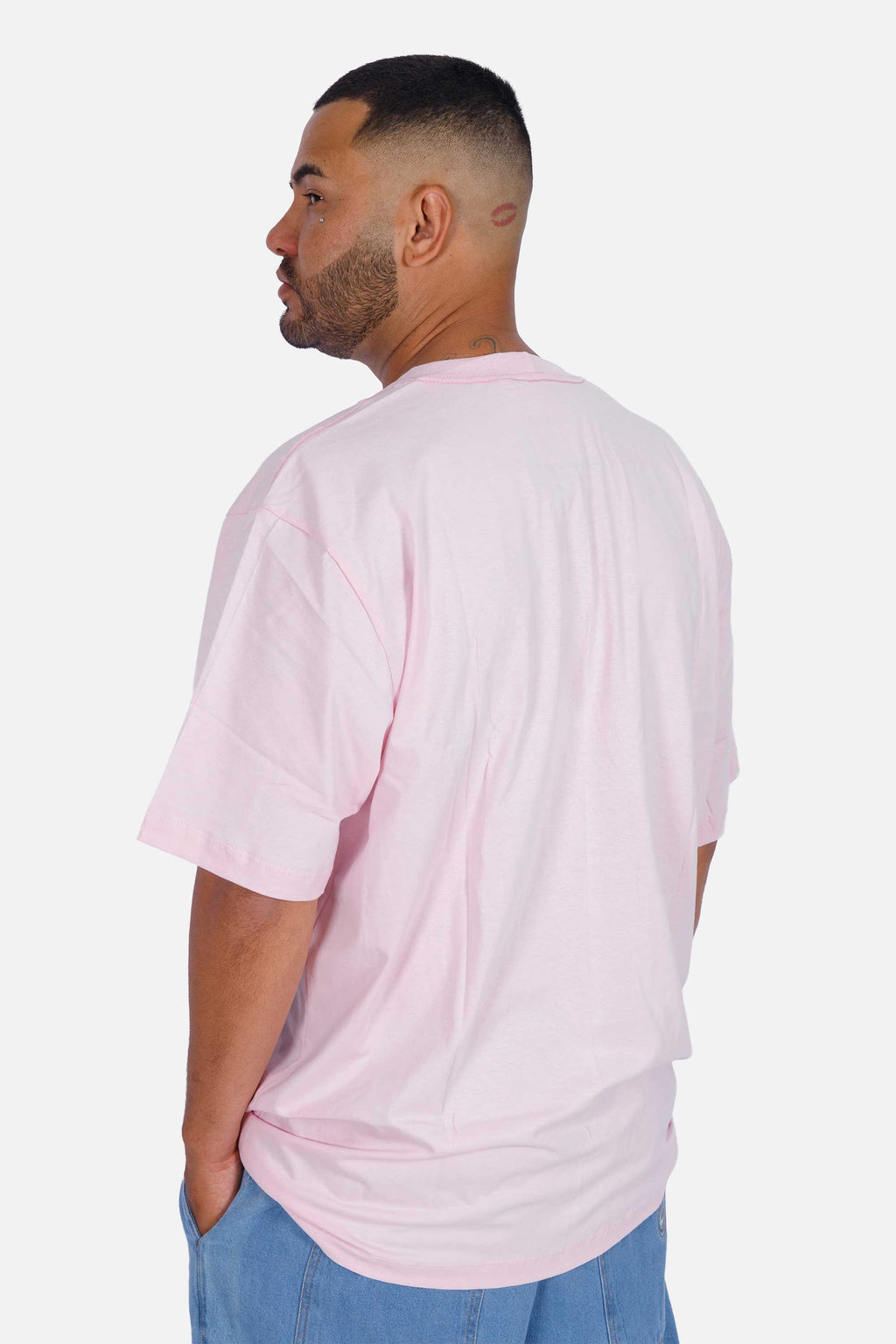 Camiseta Compton Oversized Classic Rosa
