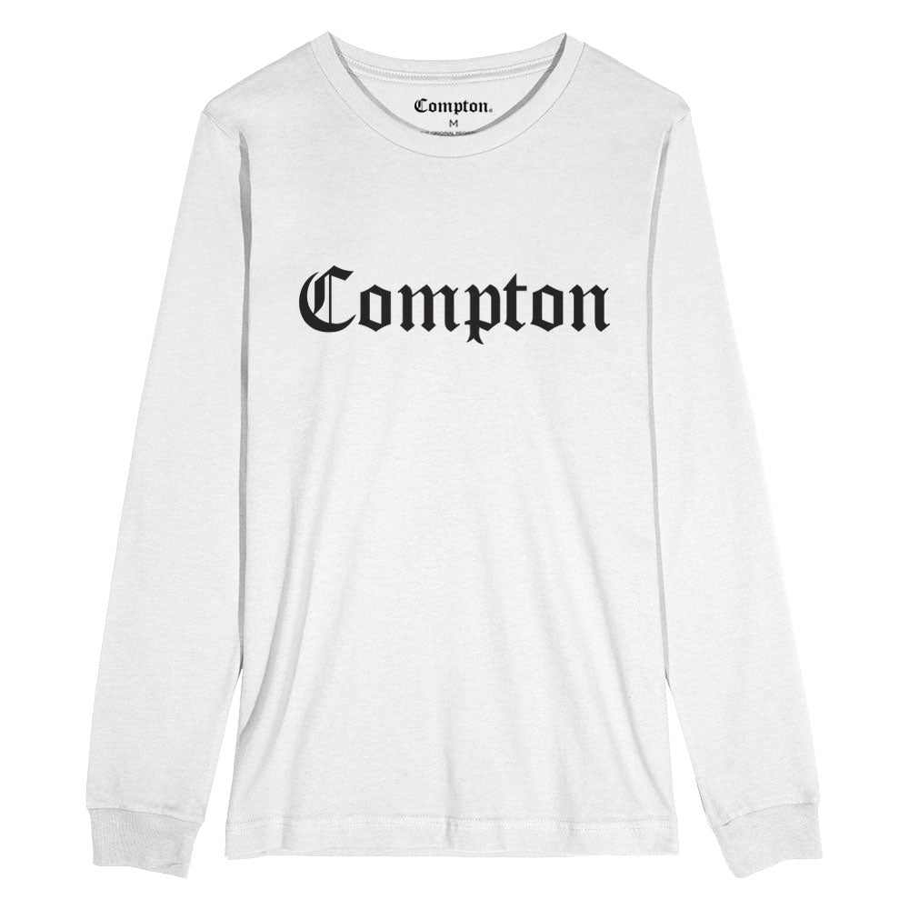 Camiseta Compton Manga Longa Classic Branca