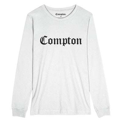 Camiseta Compton Manga Longa Classic Branca