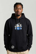 Moletom Compton Canguru CityScape Preto