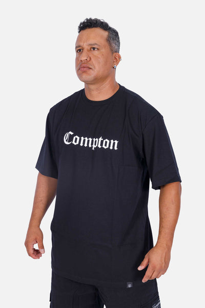 Camiseta Compton Oversized Classic Preta