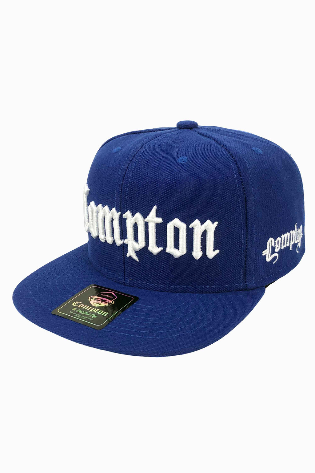Boné Compton Aba Reta Snapback Classic Azul Royal