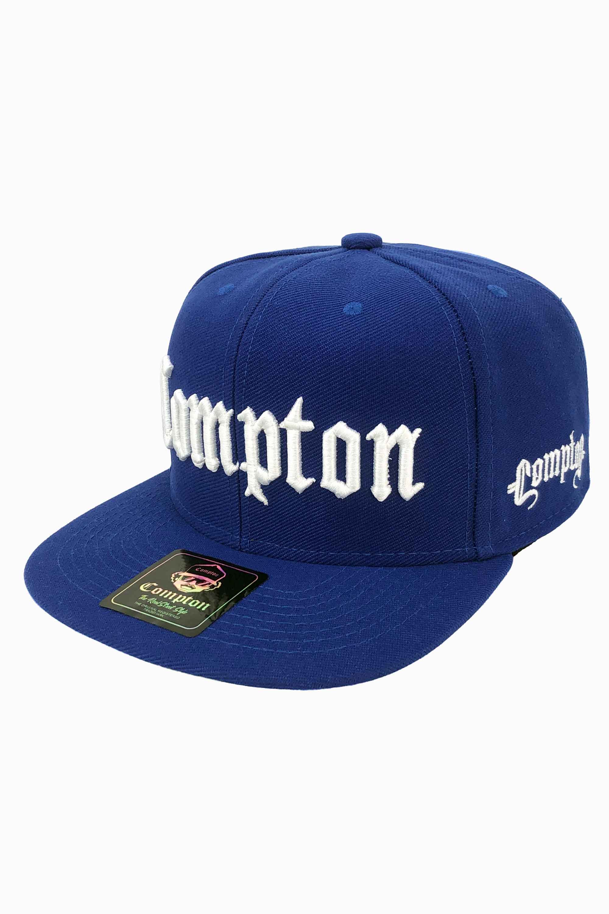 Boné Compton Aba Reta Snapback Classic Azul Royal