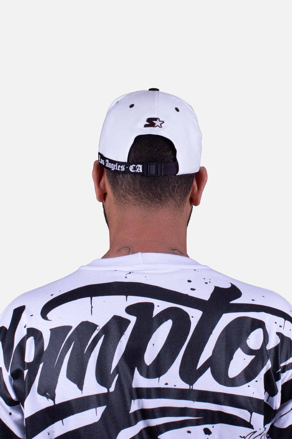 Boné Aba Curva Collab Starter X Compton Click Ninety9 Off White