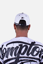 Boné Aba Curva Collab Starter X Compton Click Ninety9 Off White