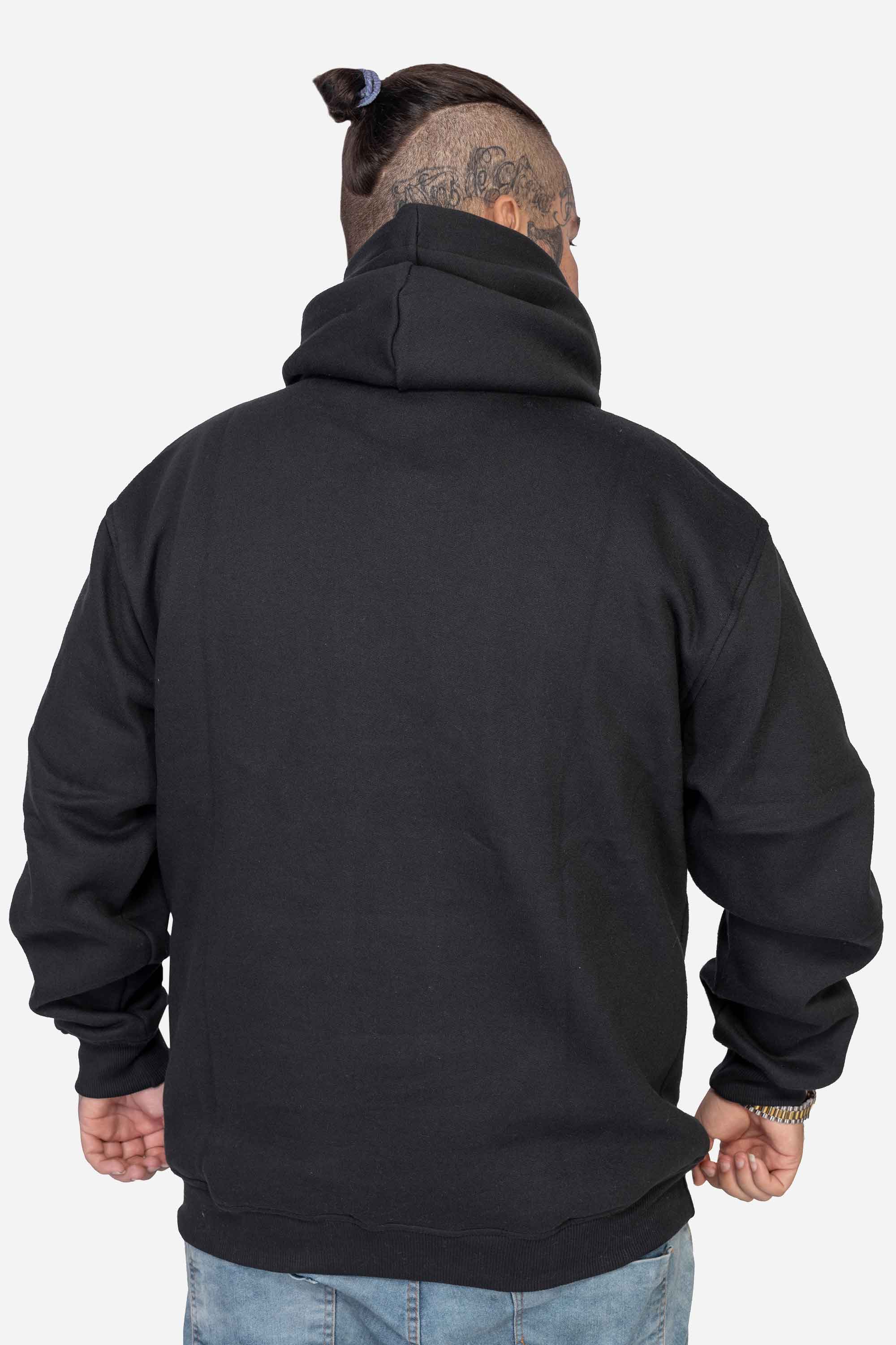 Moletom Compton Canguru Classic Plus Preto