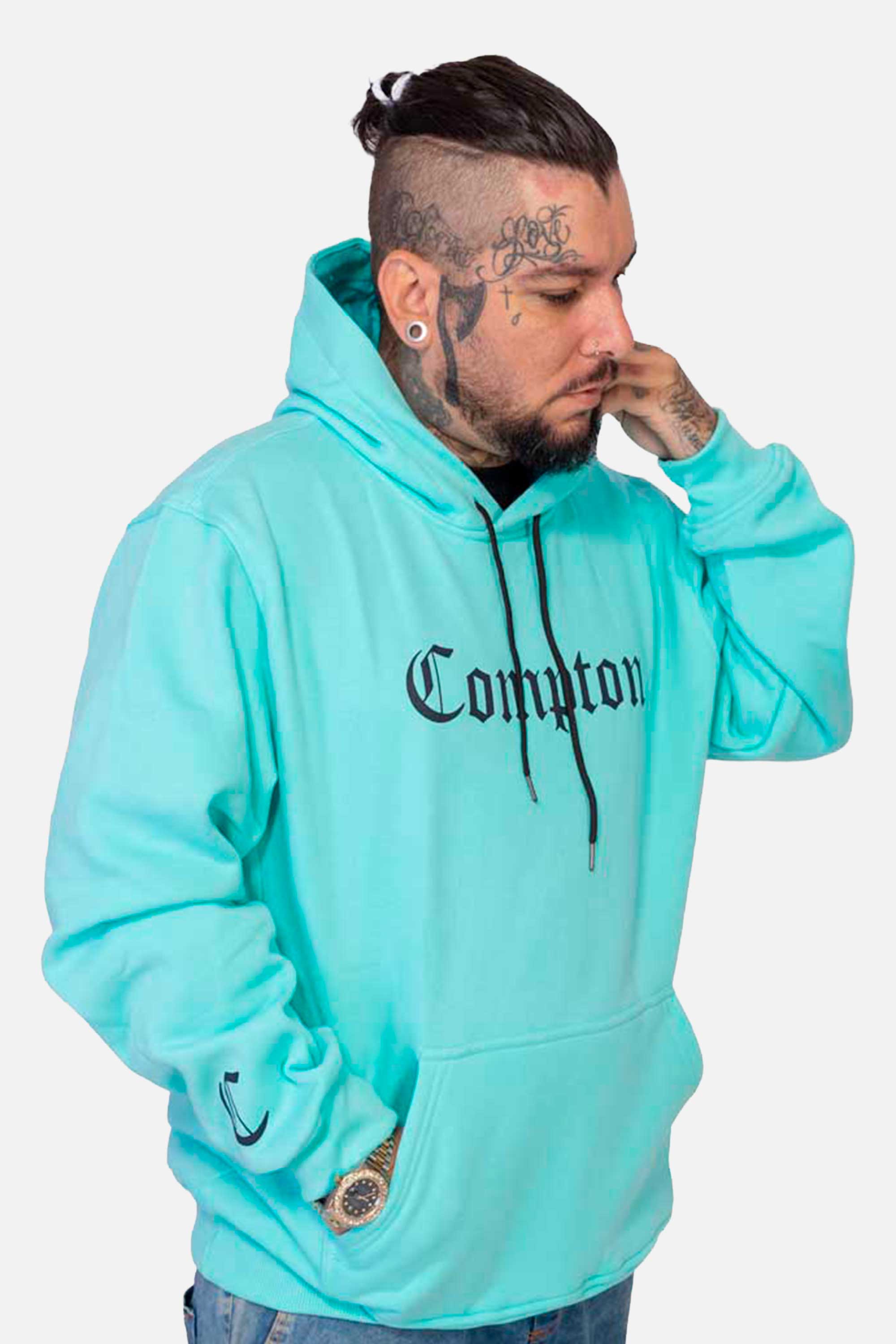 Moletom Compton Canguru Classic Verde