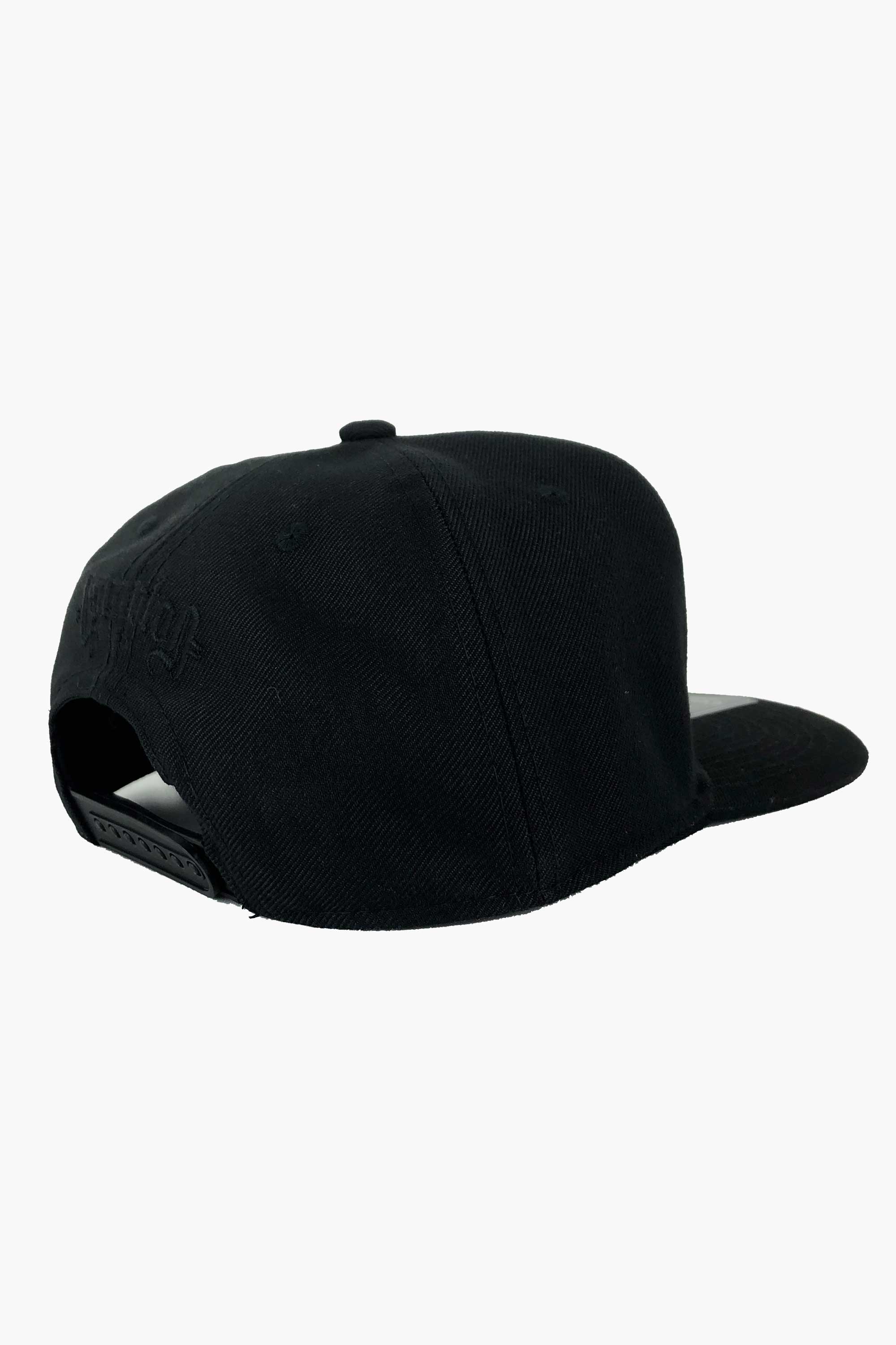 Boné Compton Aba Reta Snapback Cali All Black