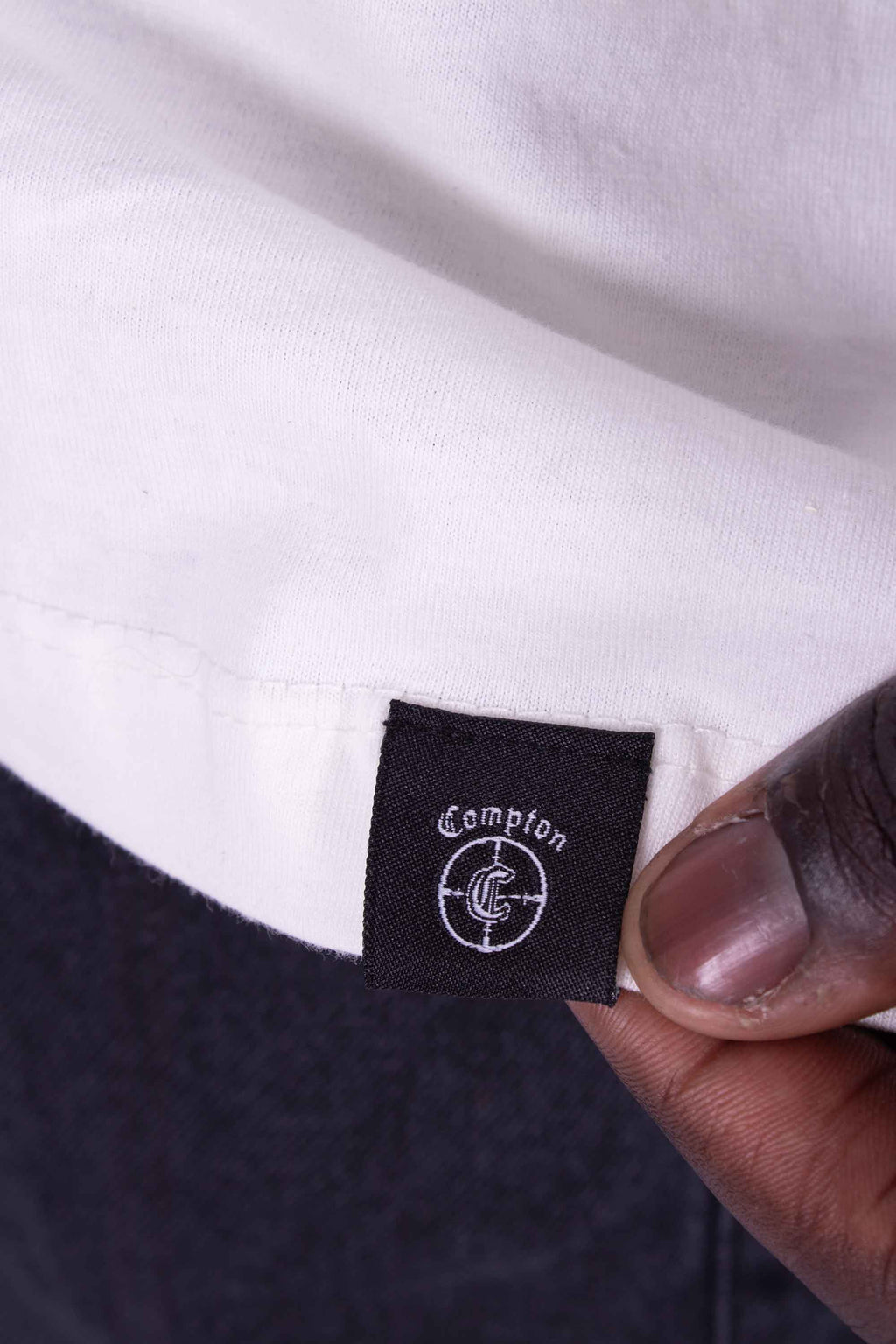 Camiseta Compton Oversized Boyz'N The Hood Off White