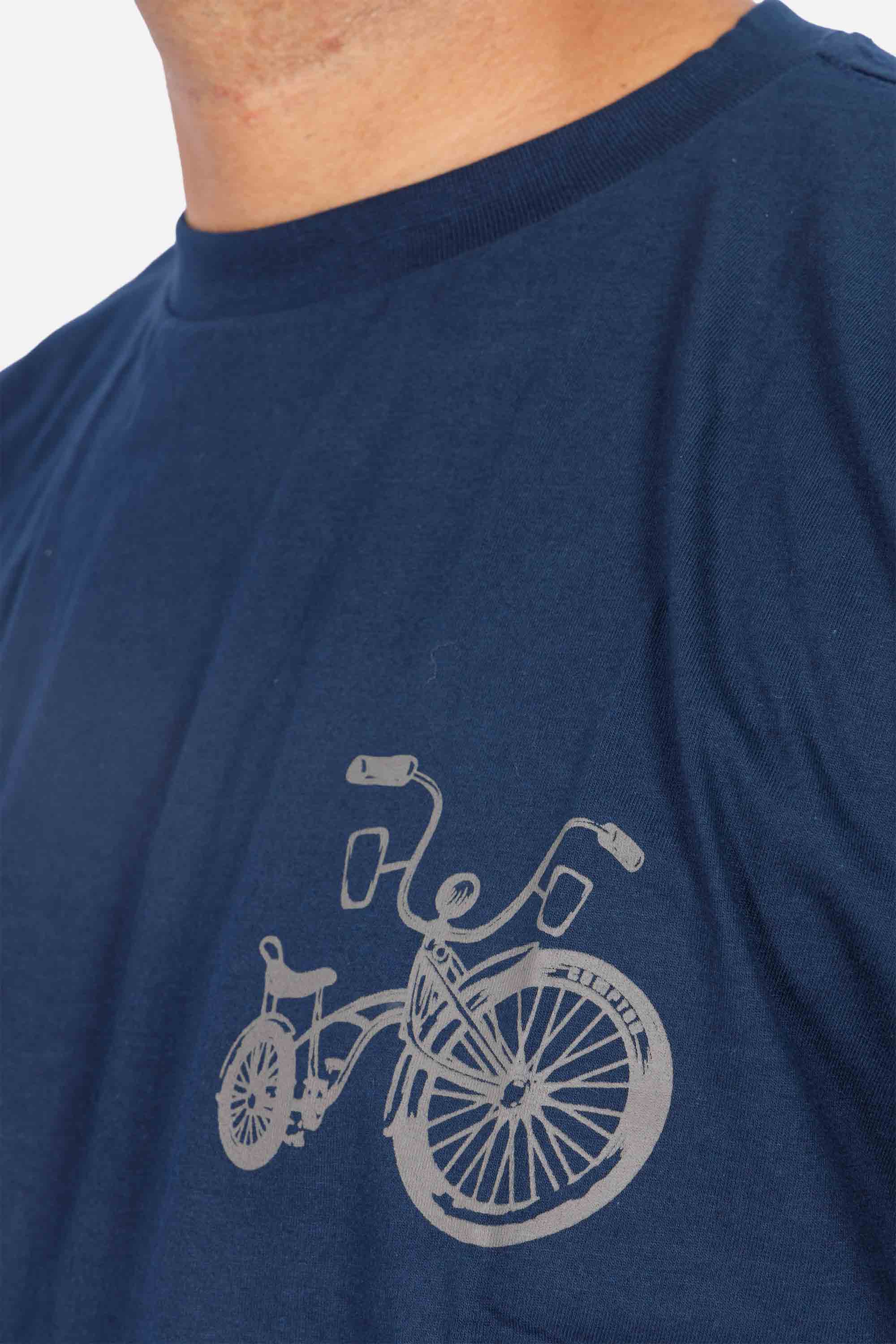 Camiseta Compton Oversized Lowbike Legacy Marinho
