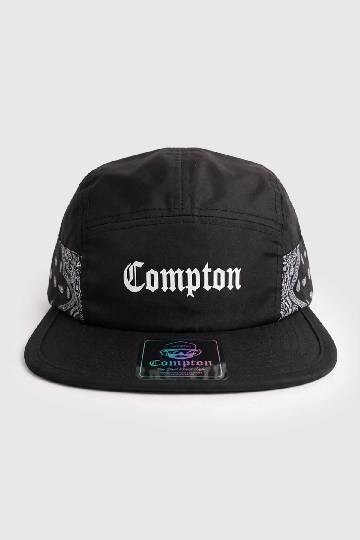 Boné Five Panel Compton Bandana Preto