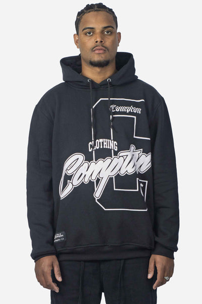 Moletom Compton Canguru Hood Certified Preto
