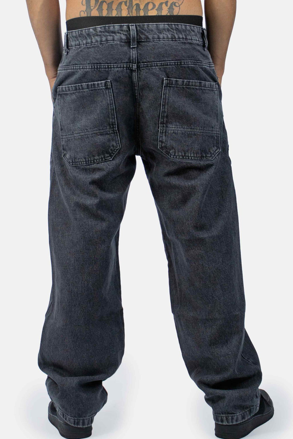 Calça Jeans Compton Balão Marmorizada