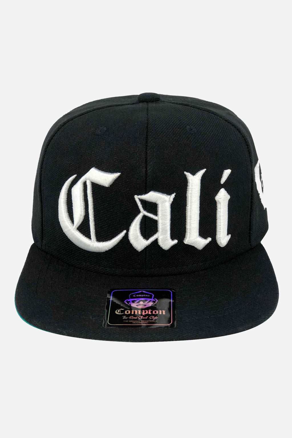 Boné Compton Aba Reta Snapback Cali Preto