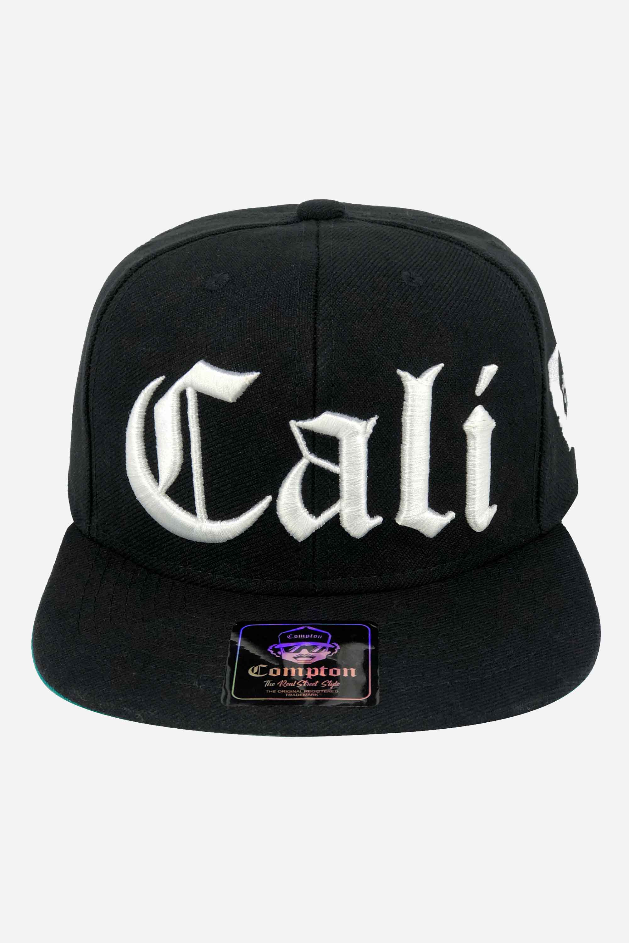 Boné Compton Aba Reta Snapback Cali Preto