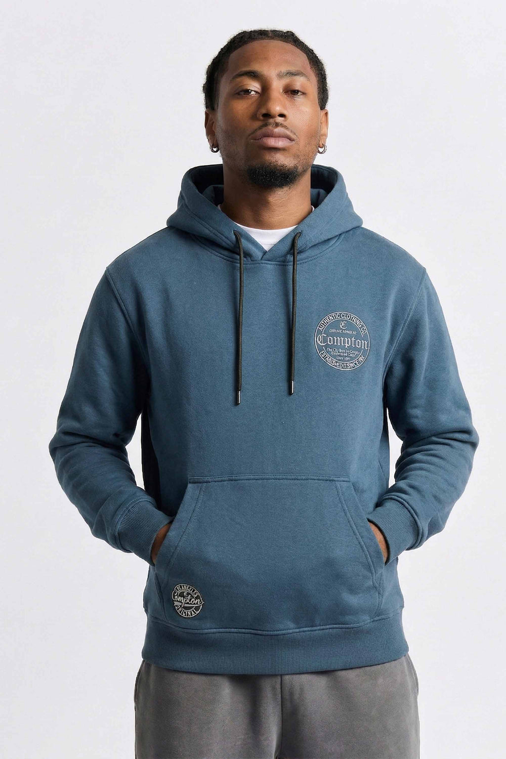 Moletom Compton Canguru Representin - Azul