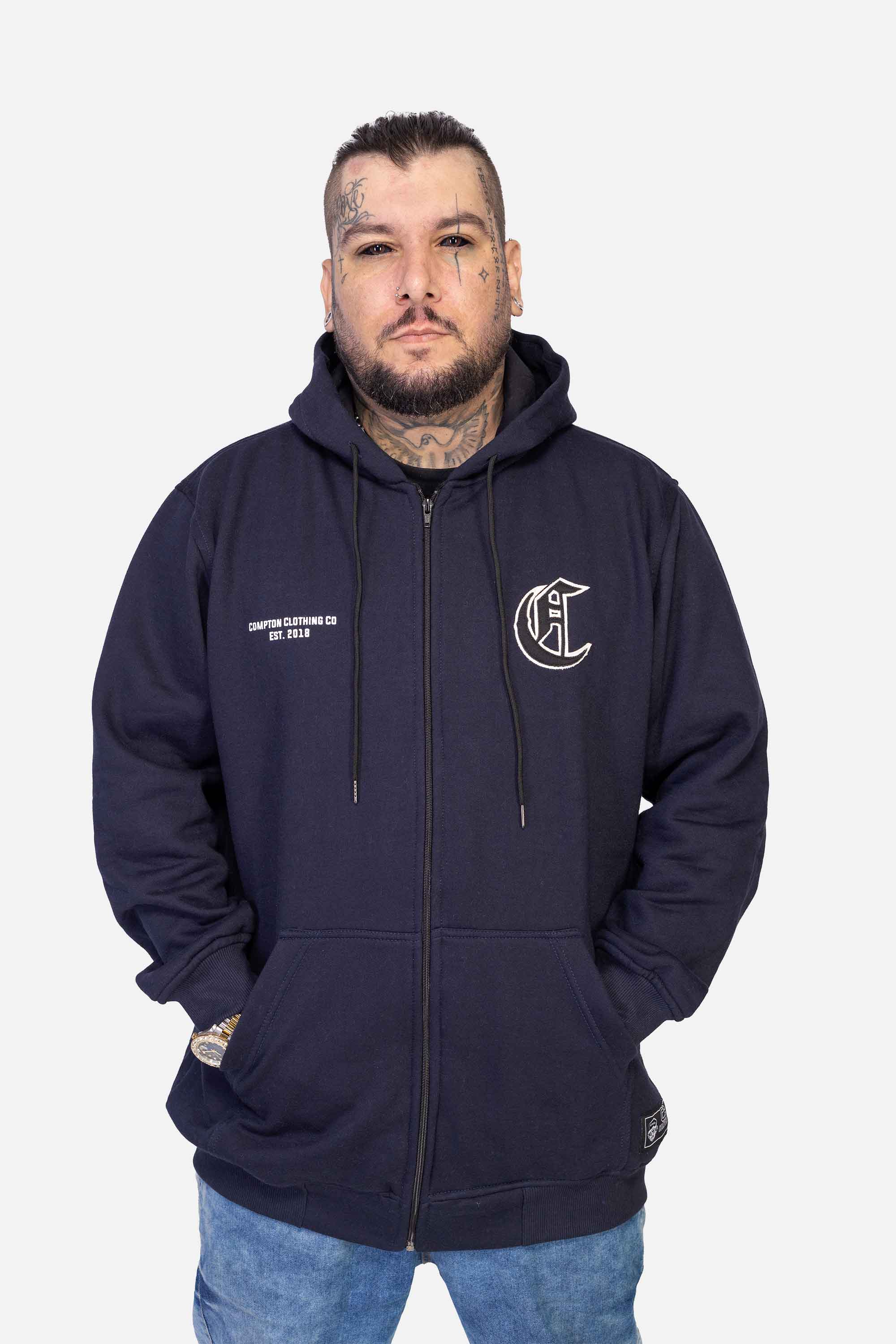 Moletom Compton Canguru Street Rules Preto