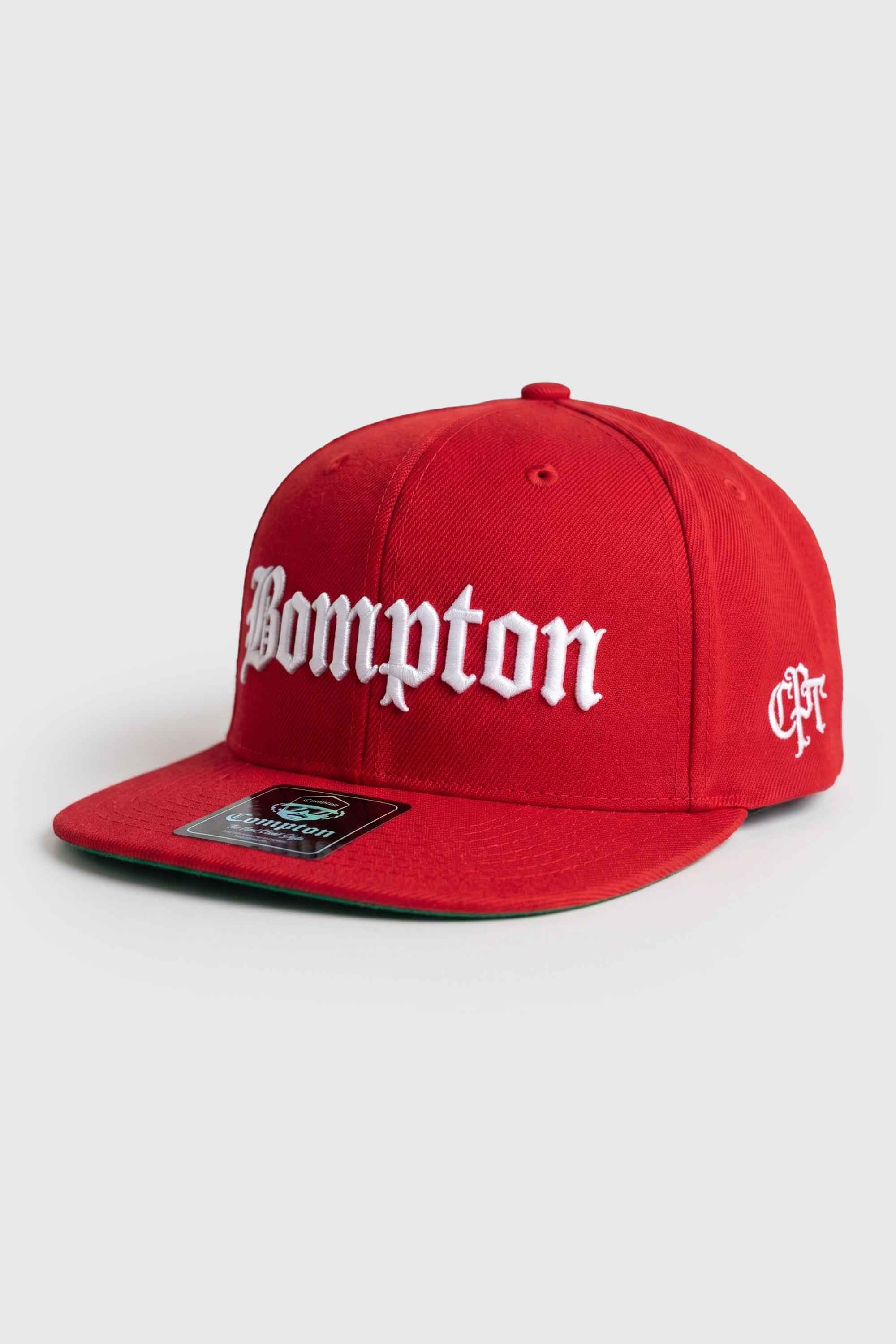 Boné Aba Reta Snapback Bompton - Vermelho