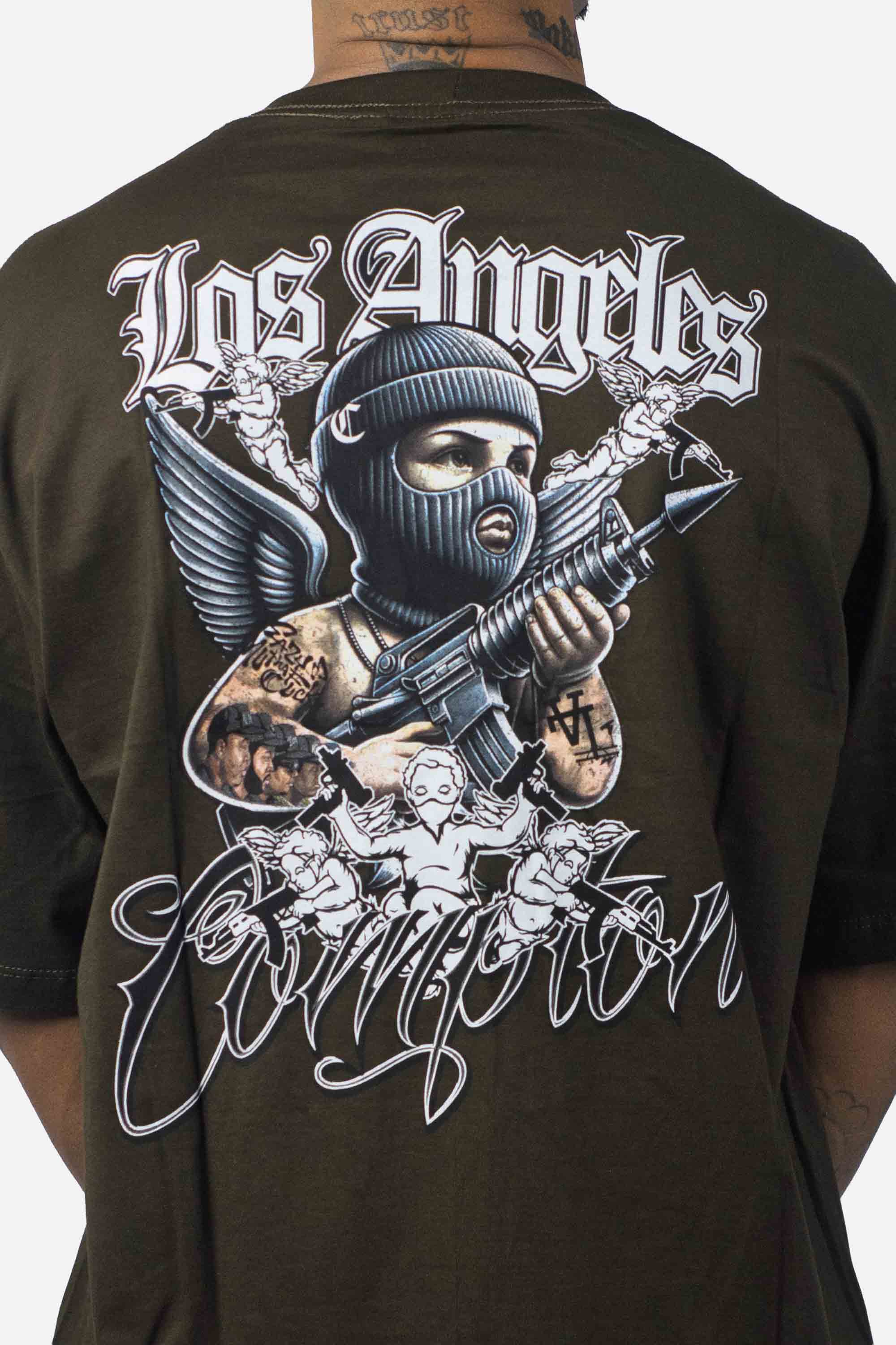 Camiseta Compton Oversized Thug Angel Café