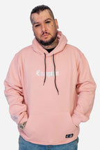 Moletom Compton Canguru Logo Refletivo Nude - COMPTON