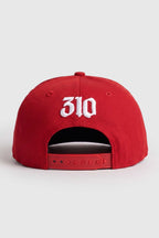 Boné Compton Aba Curva Snapback Clássico Vermelho