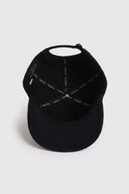 Boné Dad Hat Compton Baseball Pinstripe Preto Logo Bordado