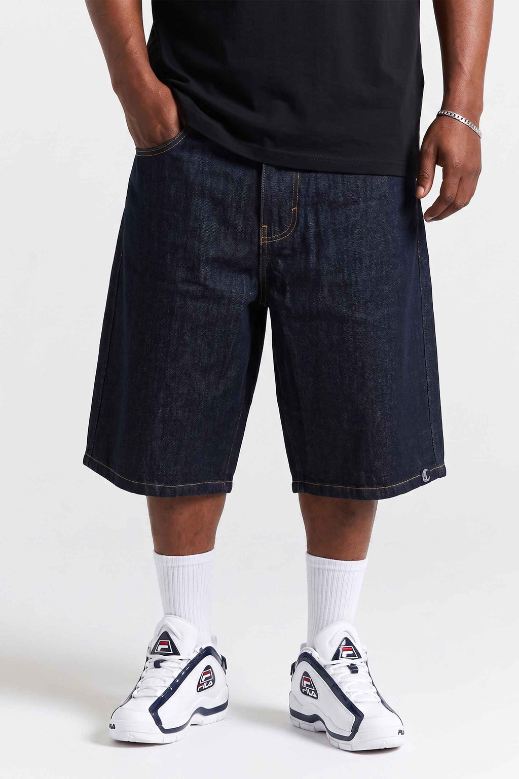 Bermuda Jeans Compton Black Five Poket