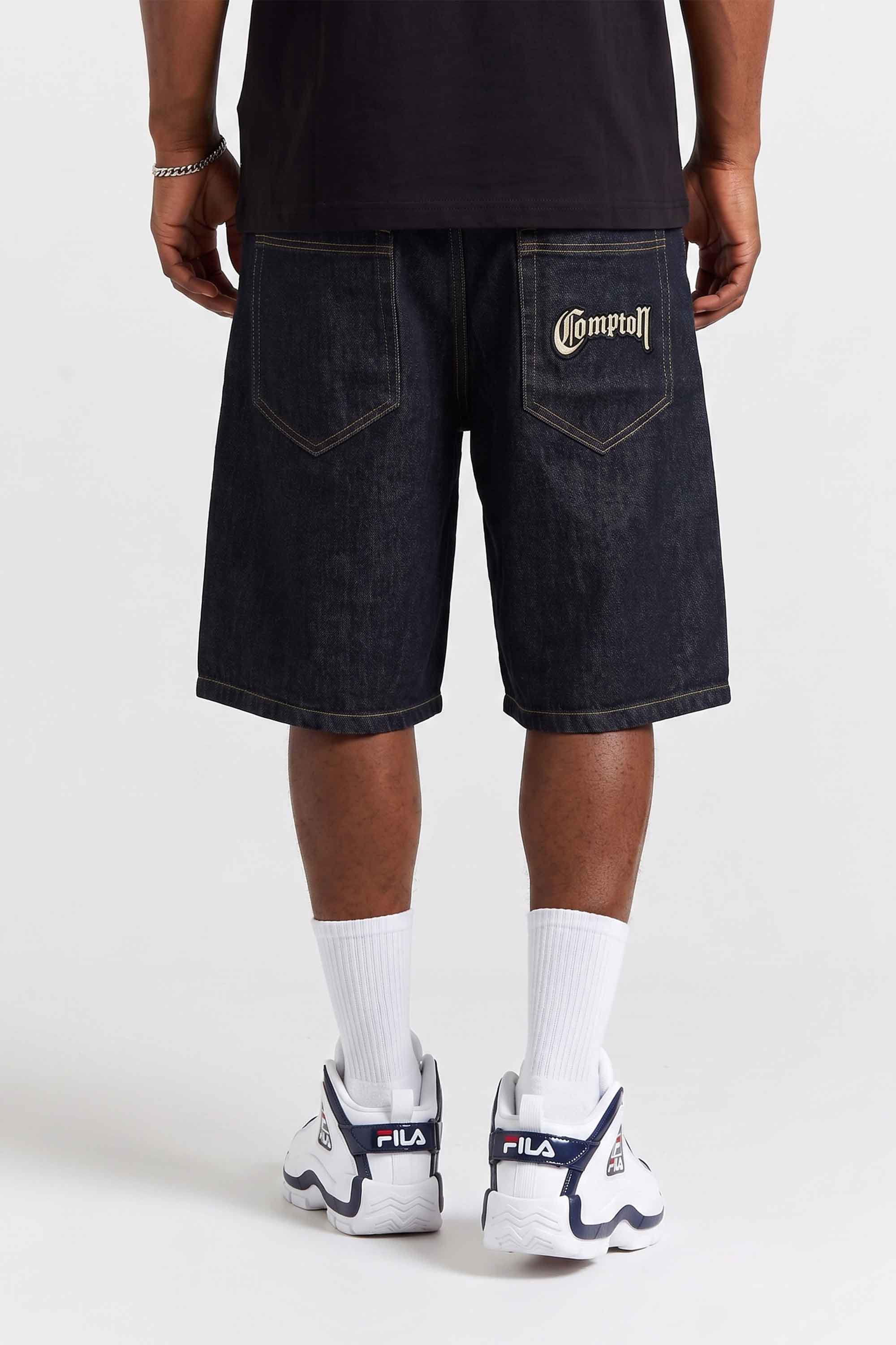 Bermuda Jeans Compton Black Five Poket