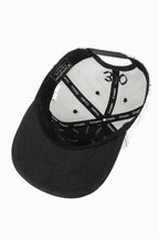 Boné Compton Aba Reta Snapback Urban Pinstripe Cinza