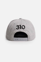 Boné Compton Aba Reta Snapback Graphite Pixo Cinza