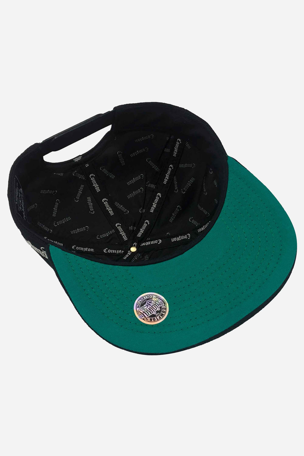 Boné Compton Aba Reta Snapback Classic Preto