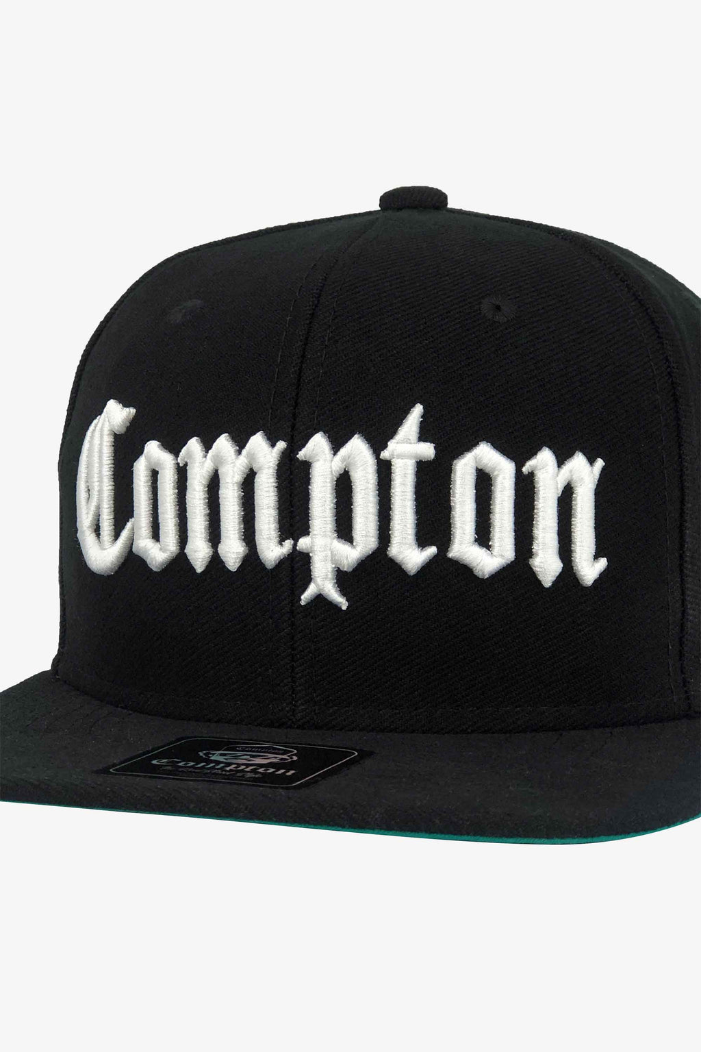 Boné Compton Aba Reta Snapback Classic Preto