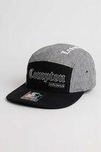 Boné Five Panel Collab Starter X Compton Los Angeles Cinza